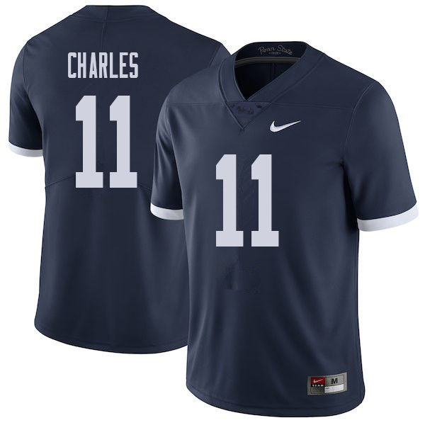 NCAA Nike Men's Penn State Nittany Lions Irvin Charles #11 College Football Authentic Throwback Navy Stitched Jersey CZZ7298QF